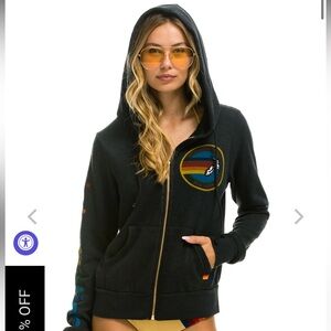 Aviator Nation Zip Up Hoodie